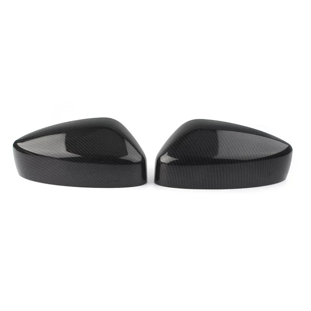 BFY Car Rearview Rear View Mirror Cover Trim For 2017 2018 2019 Mazda CX-5 ABS 2Pcs Carbon Fiber Styling
