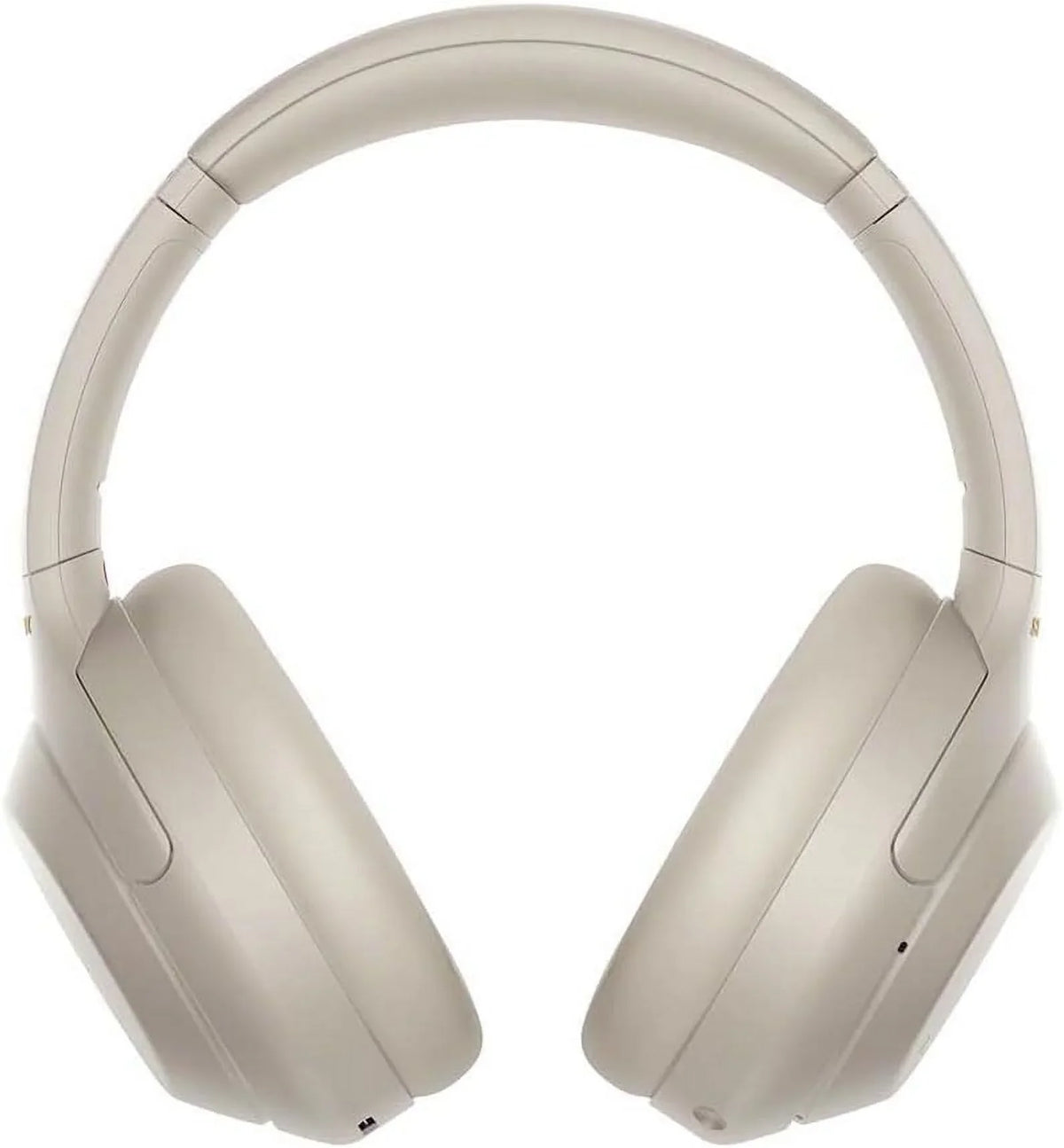 WH-1000XM4 Wireless Noise-Canceling Over-Ear Headphones (Silver WH1000XM4) Bundle + Wall Charger with USB Type-C Cable