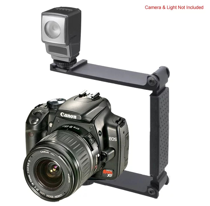 High Quality Aluminum Mini Folding Bracket For Alpha A6500 (Accommodates Flashes, Lights Or Microphones)