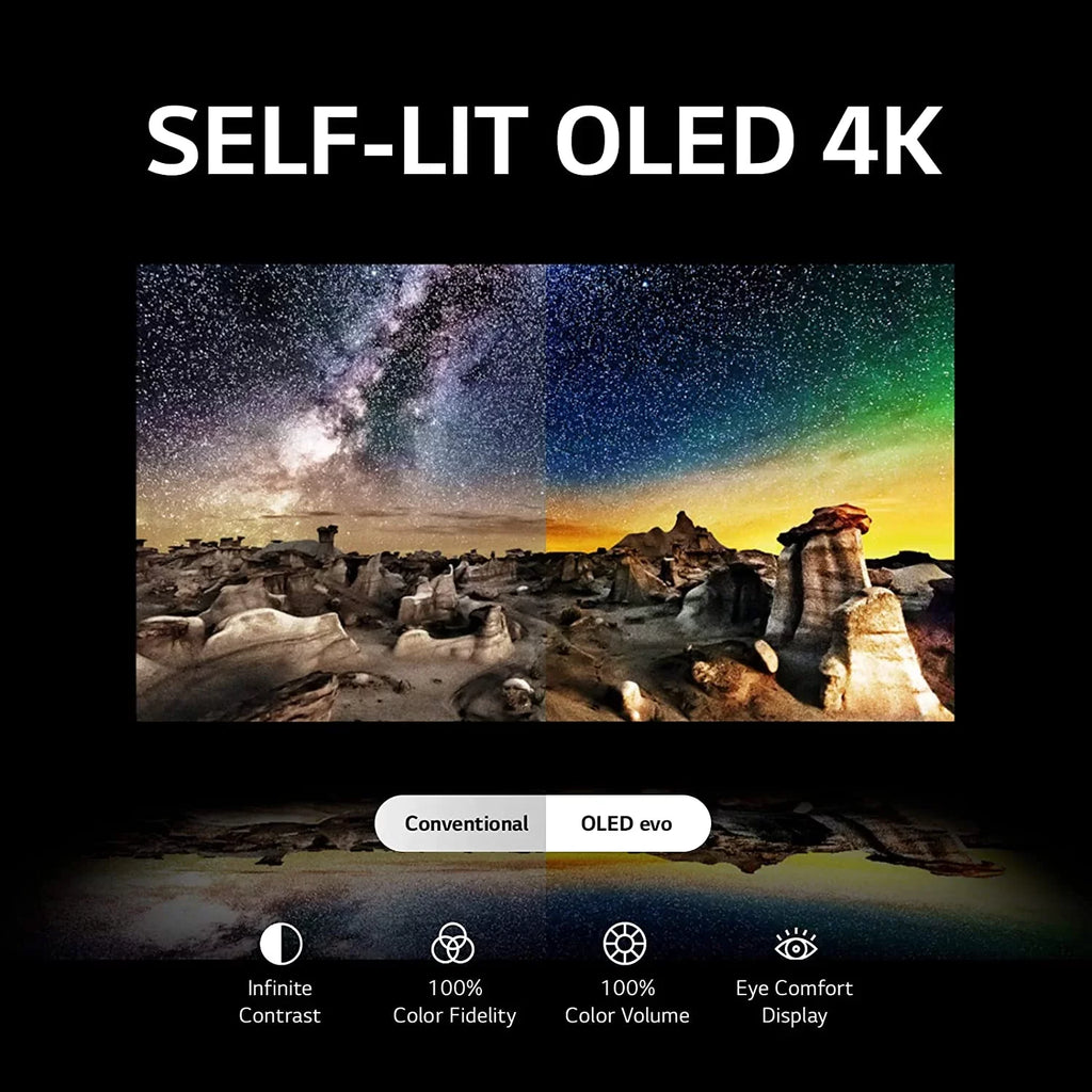 OLED55C3PUA 55 Inch OLED evo 4K UHD Smart TV with Dolby Atmos with a SC9 3.1.3ch Soundbar and Wireless Subwoofer with Dolby Atmos (2023)