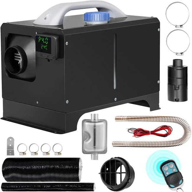 VEVOR Diesel Air Heater 8KW, All in One 12V Truck Heater, Parking Heater with Jet LCD, Remote Control, Fast Heating Diesel Heater for RV Truck, Boat, Bus, Car Trailer, Motorhomes