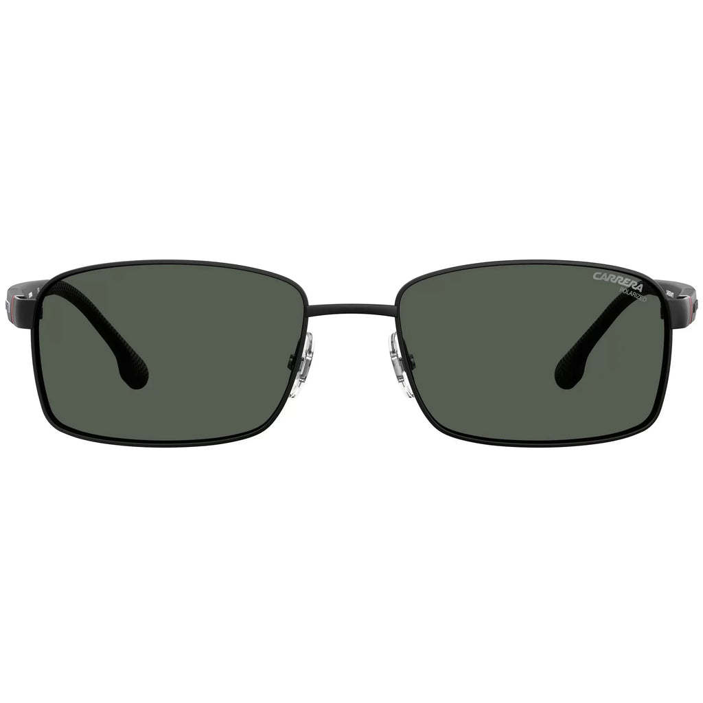 Carrera Men's 8037/S Rectangular Sunglasses, Jet Gray, 58mm, 18mm