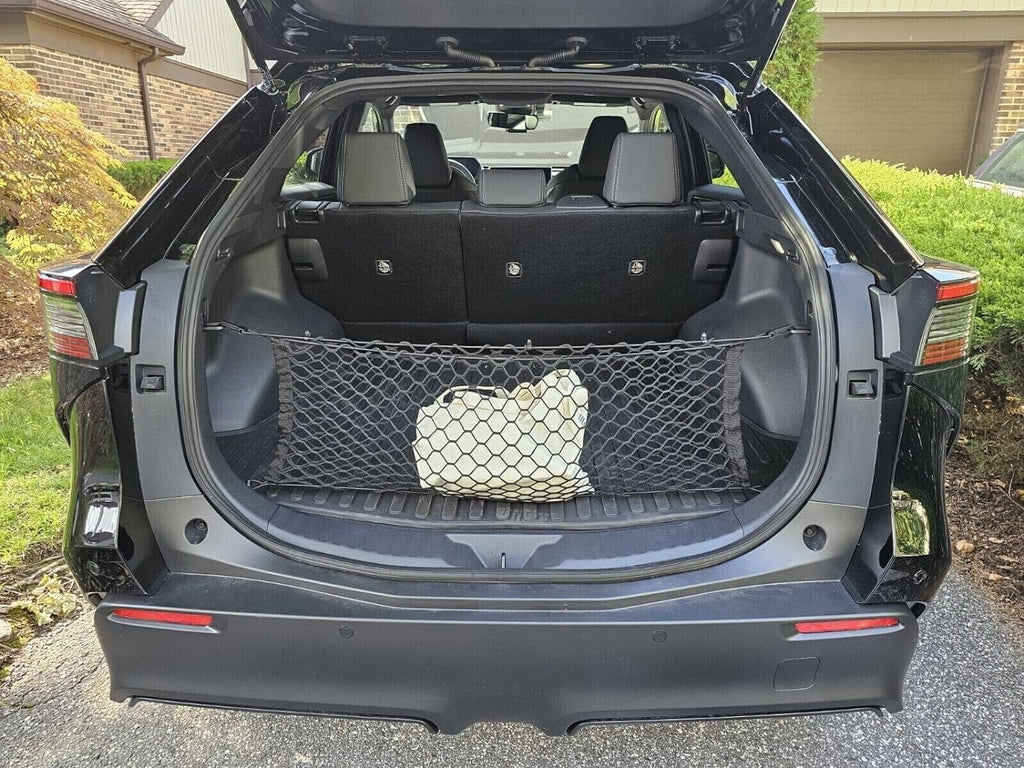 EACCESSORIES EA(2 Quantity Organizer Cargo Nets for bZ4X 2023-2024 – Envelope Style Cargo Nets for SUV – Premium Mesh Car Trunk Organizer Vehicle Carrier Storage – Compatible with bZ4X