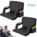 Worcest 2 Pack Wide Folding Stadium Seat, Waterproof Thicken Bleacher Chair for Bleachers, Lawns, Backyards for National Women's Soccer Tournament