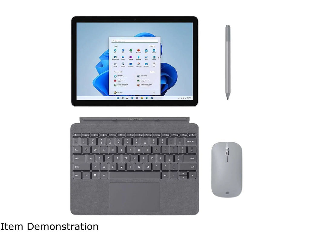 Surface Go 3 10.5" Pixel Sense Display, 10 Point Multi-Touch, Core i3-10100Y, 8GB RAM, 128GB SSD, Platinum, Windows 11, 8VC-00001