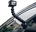 Flexible Gooseneck Suction Cup Camera Car Mount Compatible with Gopro Hero 10 Jet 9/8/7/6/5 Ebony
