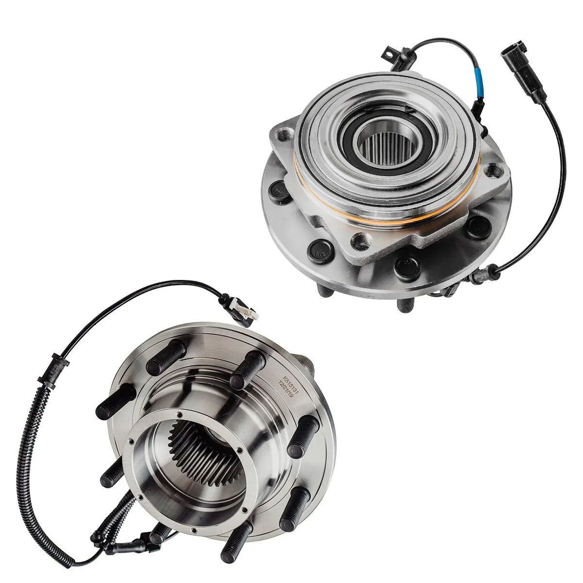 Detroit Axle - 2 Front Wheel Bearing Hubs for 4WD 2011-2016 Ford F-250 F-350 Super Duty Bearing Hubs DRW Wheel Bearing Hubs Assembly Set Replacement 2011 2012 2013 2014 2015 2016
