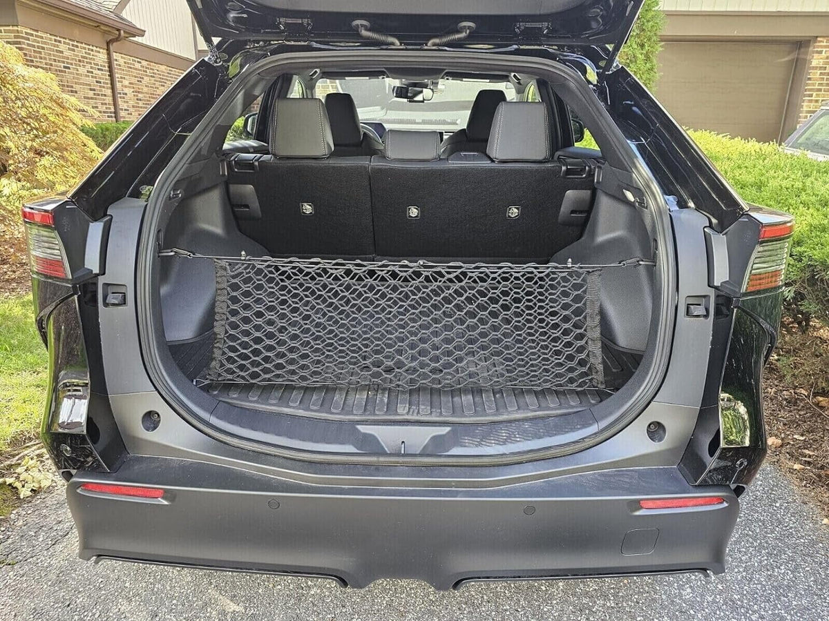 EACCESSORIES EA(2 Quantity Organizer Cargo Nets for bZ4X 2023-2024 – Envelope Style Cargo Nets for SUV – Premium Mesh Car Trunk Organizer Vehicle Carrier Storage – Compatible with bZ4X
