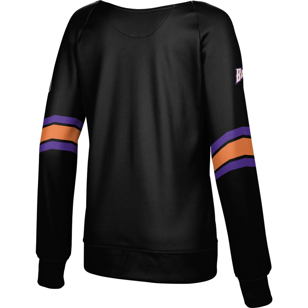 Girls Youth Epoch Lacrosse Jet Buffalo Bandits Boat Neck Pullover Sweatshirt
