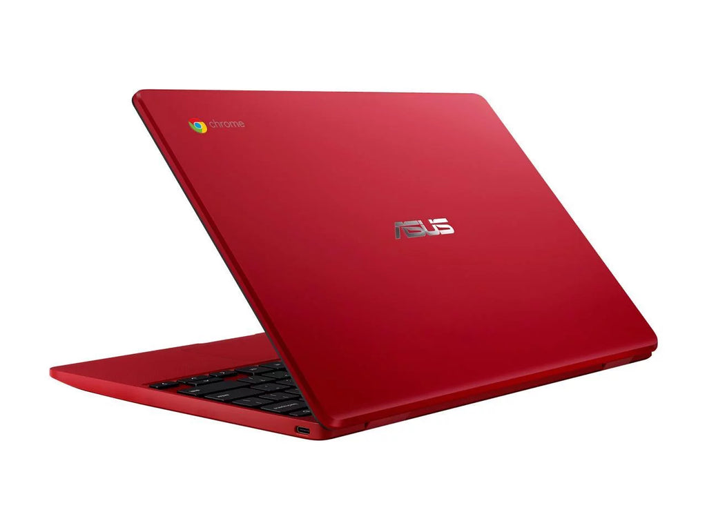 Chromebook Laptop in Red, 12, Celeron, 32GB Flash Storage, 4GB RAM, C223NA-DH02-RD
