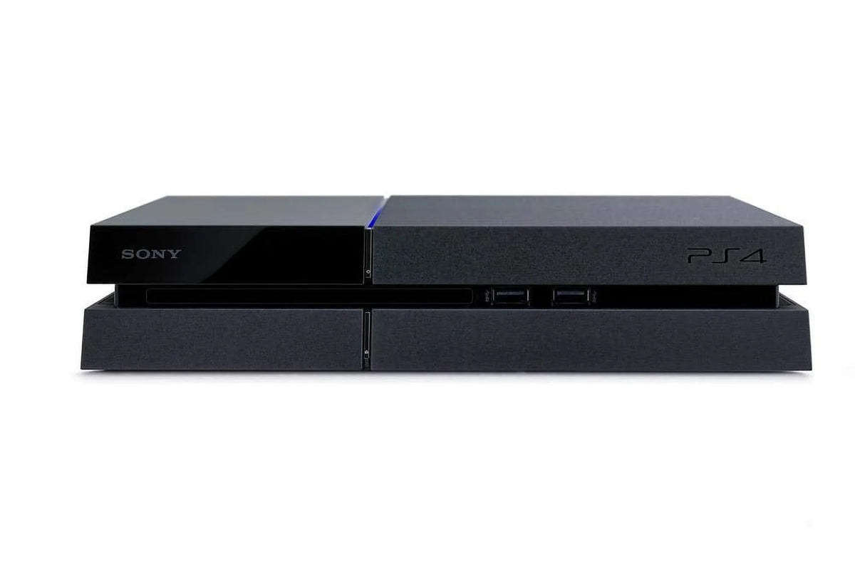 PlayStation 4 500GB Only Jet Gaming Console with HDMI Cable BOLT AXTION Bundle Used