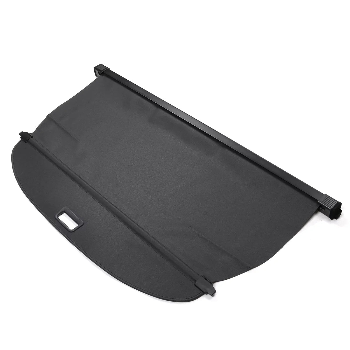 Ikon Motorsports Cargo Cover Compatible With 2021-2023 Nissan Rogue All Models Plastic & Aluminum Rod Dark Security Rear Trunk Cover Security Retractable Shield
