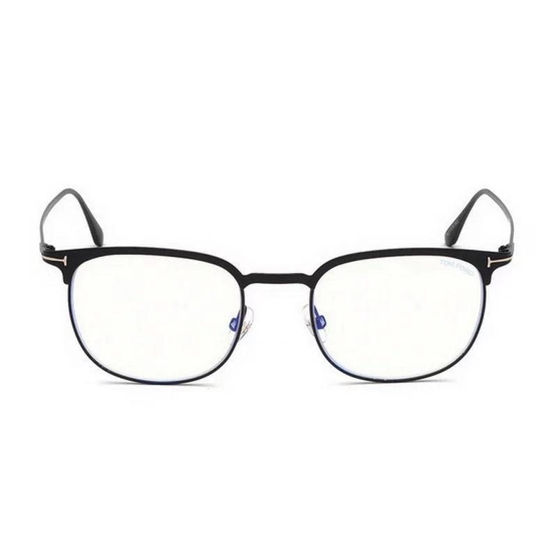 Eyeglasses Tom Ford FT 5549 -B 002 Matte Ebony Enamel, / Blue Block Lenses