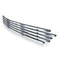 APS Premium Stainless Steel Silver Horizontal Billet Grille Compatible with Tacoma 2012-2015 Lower Bumper N19-C83966T