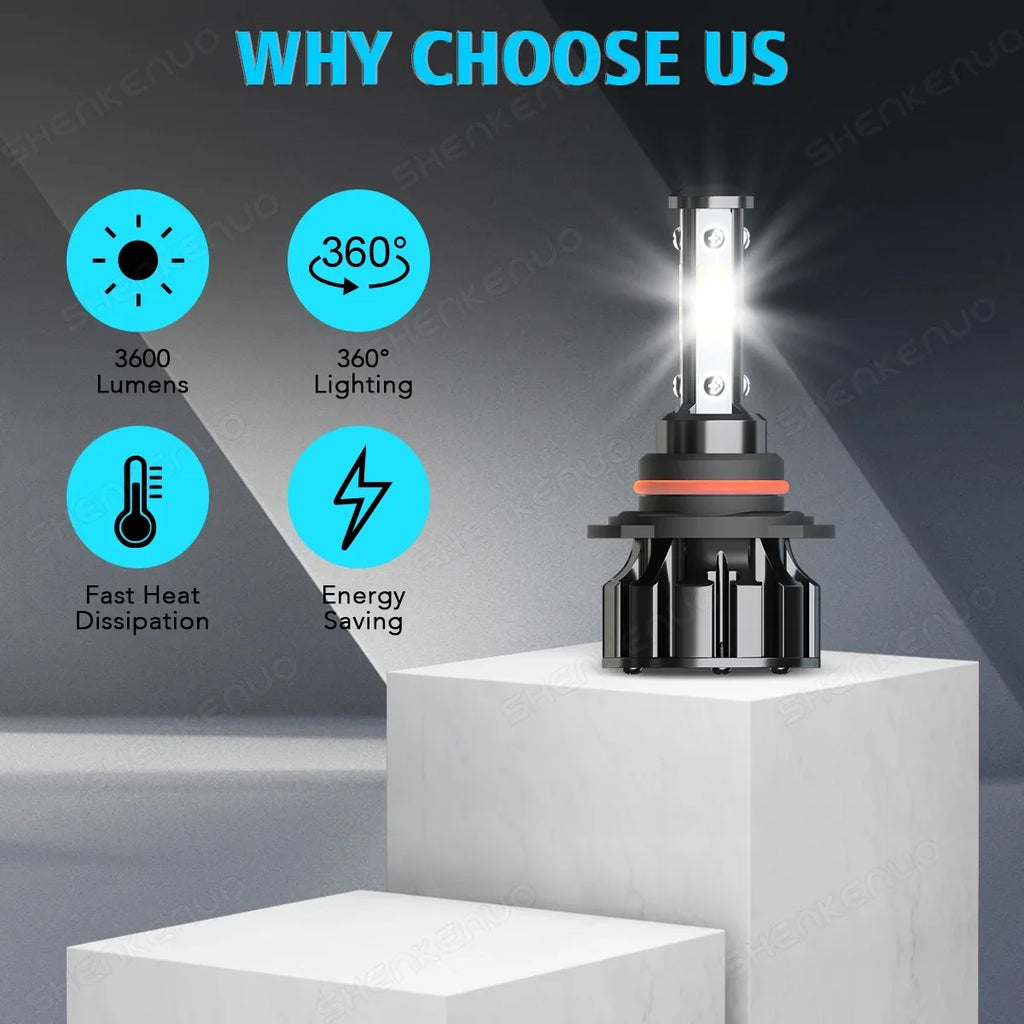 BMZONCC 9005 H11 LED Headlight H11 Fog Light Bulbs Combo for 4Runner 2010-2014 2015 2016 2017 2018 2019 2020