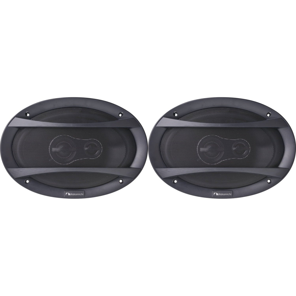 Nakamichi 6x9" 3 Way Coaxial Speakers 4 Ohm 500 Watts Max Power NSE6948 Pair