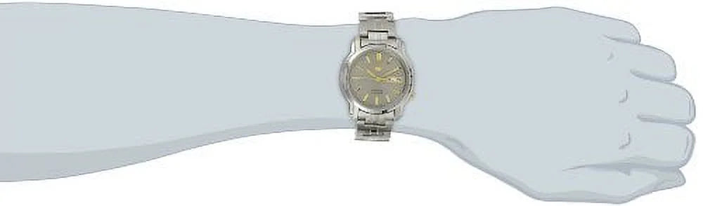 Men's SNKK67" 5" Grey Dial Stainless Steel Automatic Watch