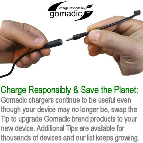 Gomadic High Capacity Rechargeable External Battery Pack suitable for the Xperia X Compact - Portable Charger with TipExchange Technology