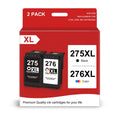 PG-275 XL/CL-276 XL Value Pack Ink Cartridge Replacement for Ink 275 and 276 Used for PIXMA TS3522 TS3520 TR4720 TR4722 (1 Dark Color) Combo Pack