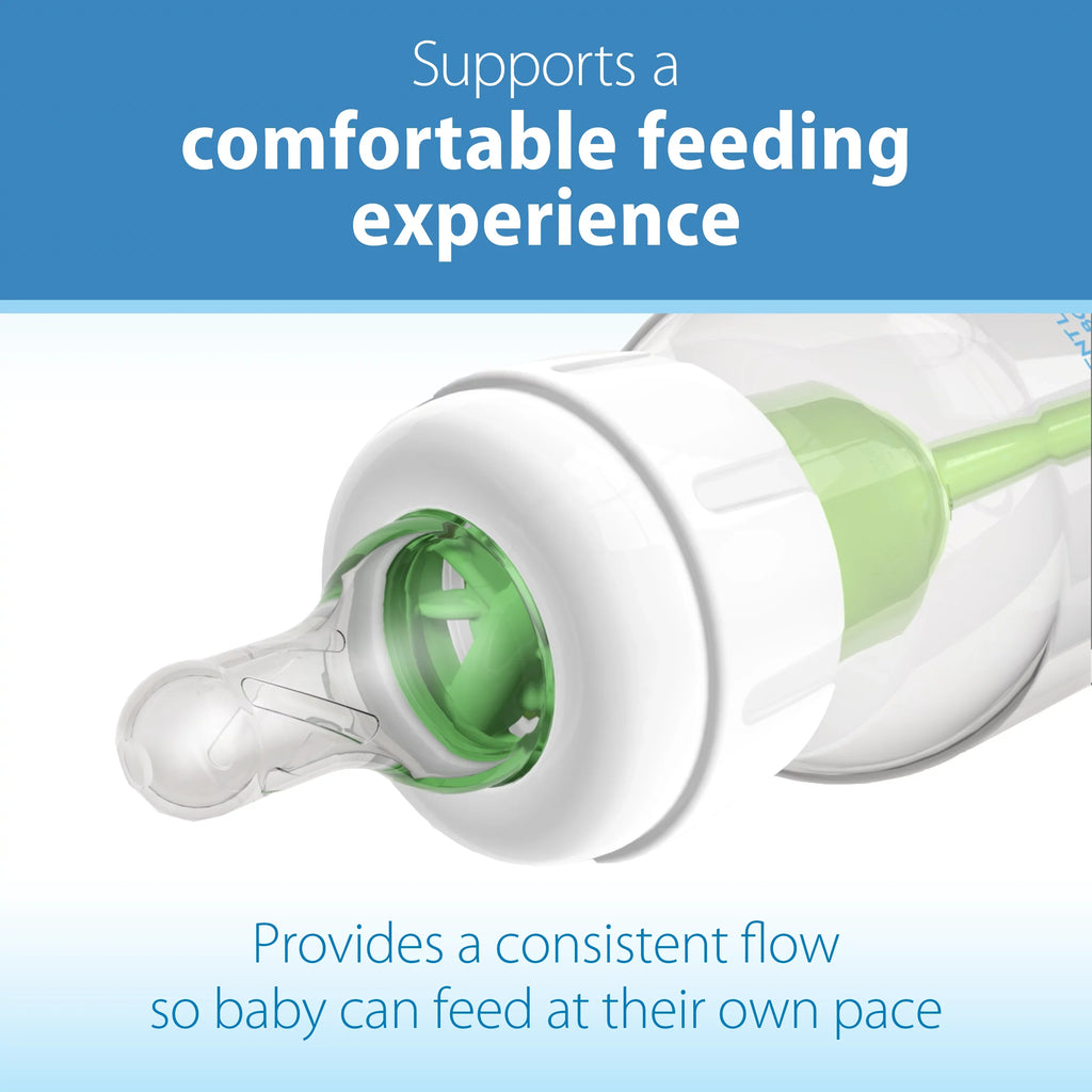 Dr. Brown's Natural Flow Anti-Colic Options+ Narrow Baby Bottles 8 oz/250 mL, with Level 1 Slow Flow Nipple, 6 Pack, 0m+ Woodland Animals Gift Set