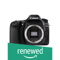 Restored EOS 80D Digital SLR Camera Body Jet (Refurbished)