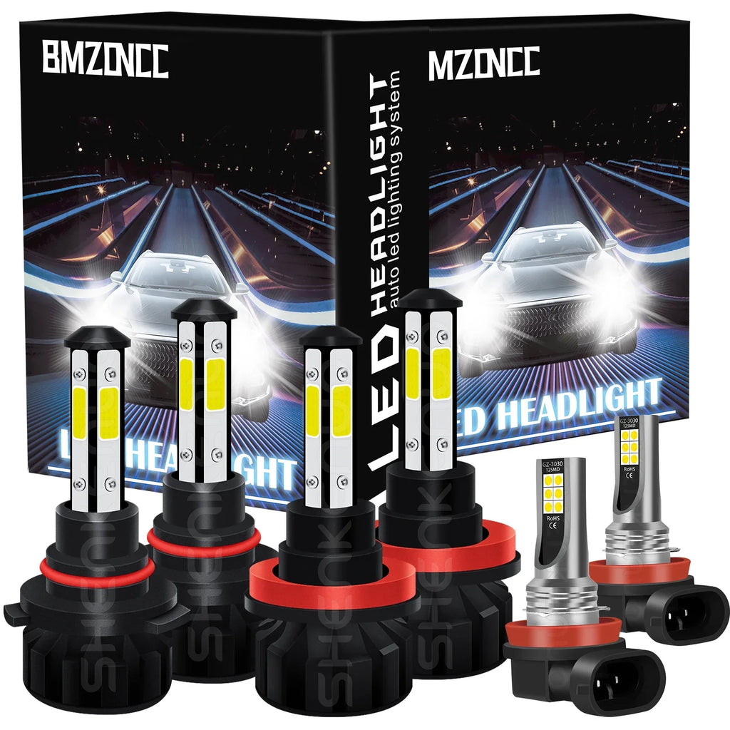 BMZONCC 9005 H11 LED Headlight H11 Fog Light Bulbs Combo for 4Runner 2010-2014 2015 2016 2017 2018 2019 2020