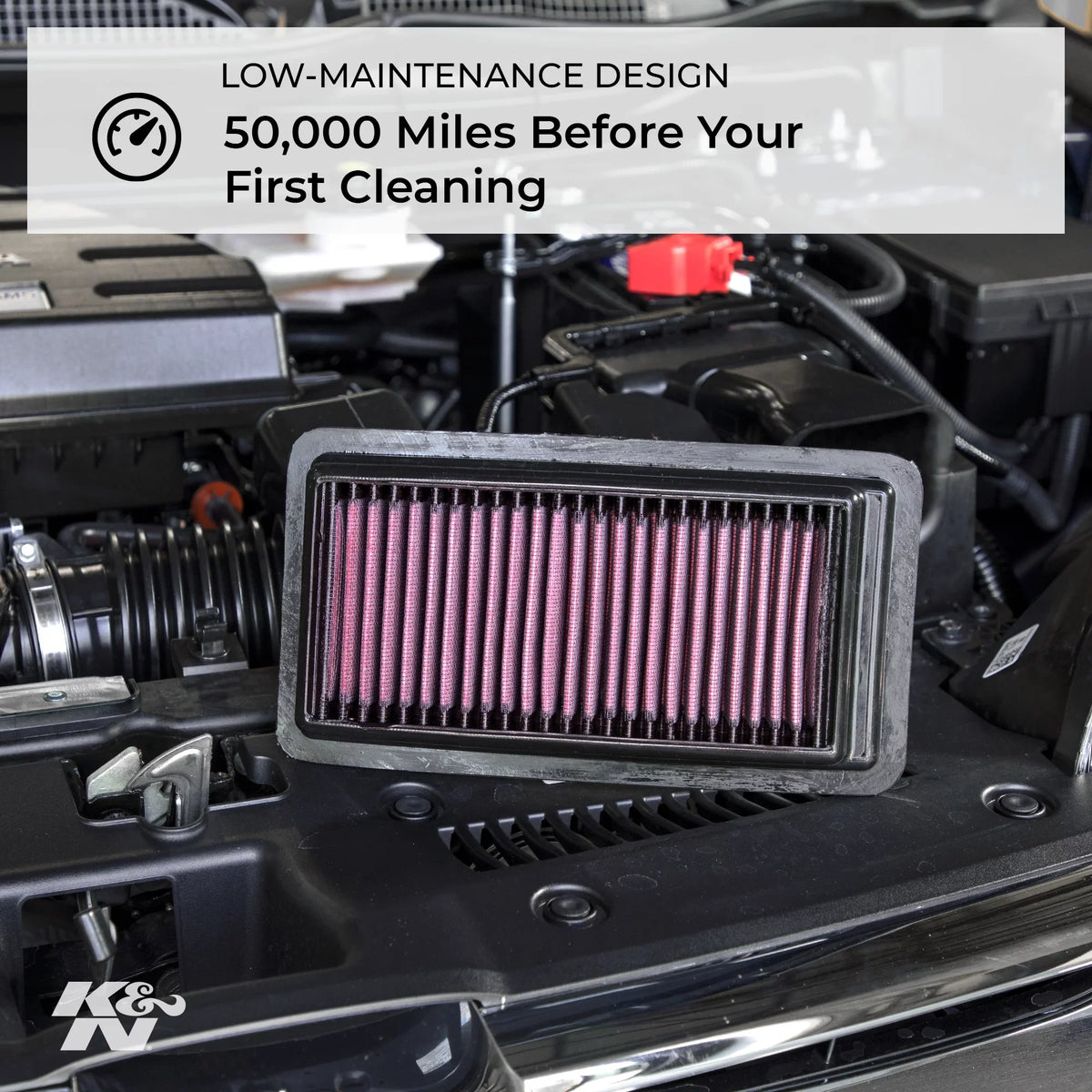 K&N Engine Air Filter: High Performance, Premium, Washable, Replacement Filter: 2005-2019 /Subaru/Scion H4 2.0 L (86, Gt 86, BRZ, FR-S), 33-2300