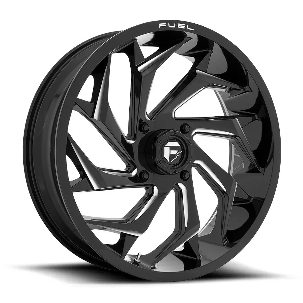 Fuel Reaction 18" Wheels Ebony 35" Interforce 628 Tires Polaris RZR XP 1000 / PRO XP / Ranger XP 900/1000