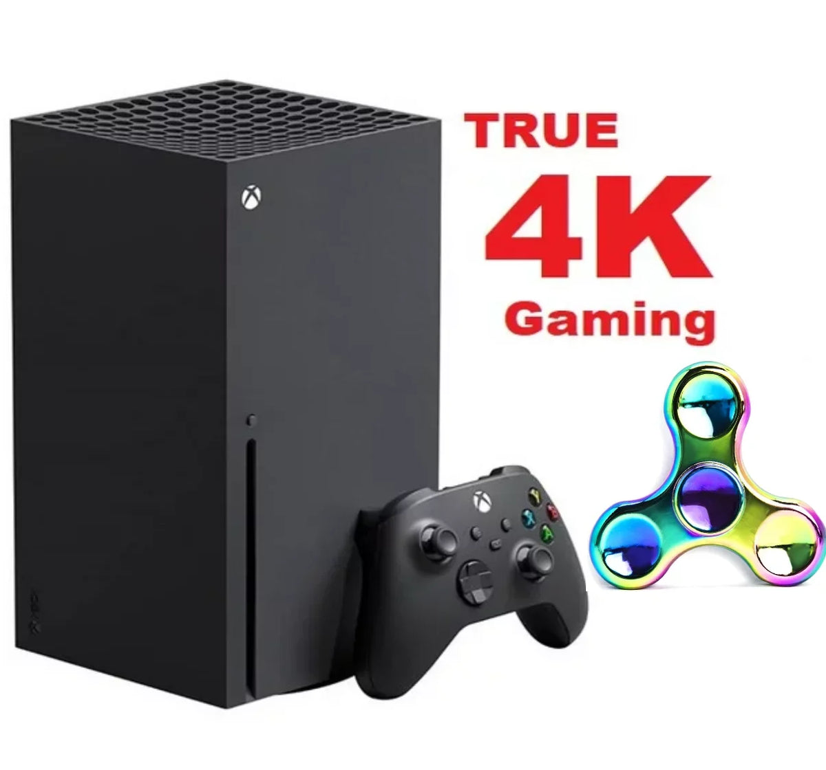 2022 Newest - Xbox -Series -X- Gaming Console System- 1TB SSD Dark X Version with Disc Drive