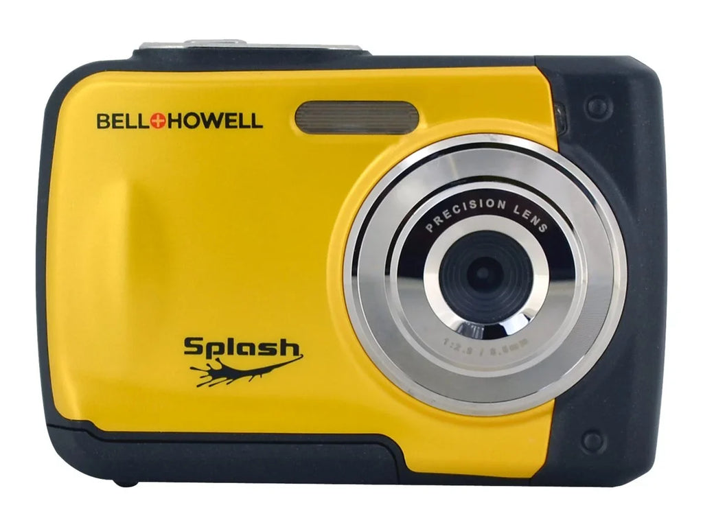 Bell + Howell WP10 Splash - Digital camera - compact - 12.0 MP - underwater up to 9.8 ft - yellow
