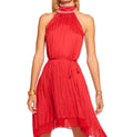 Women's Ramy Brook Jet Tie, Party Size M Cocktail Dress Soiree Red
