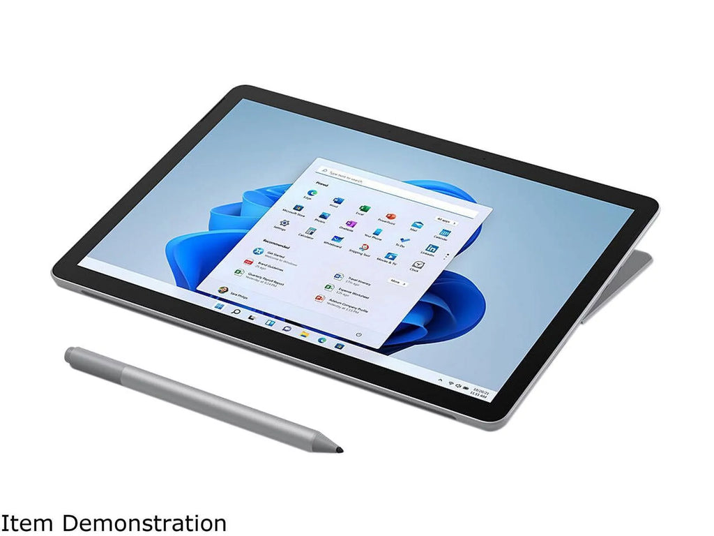 Surface Go 3 10.5" Pixel Sense Display, 10 Point Multi-Touch, Core i3-10100Y, 8GB RAM, 128GB SSD, Platinum, Windows 11, 8VC-00001
