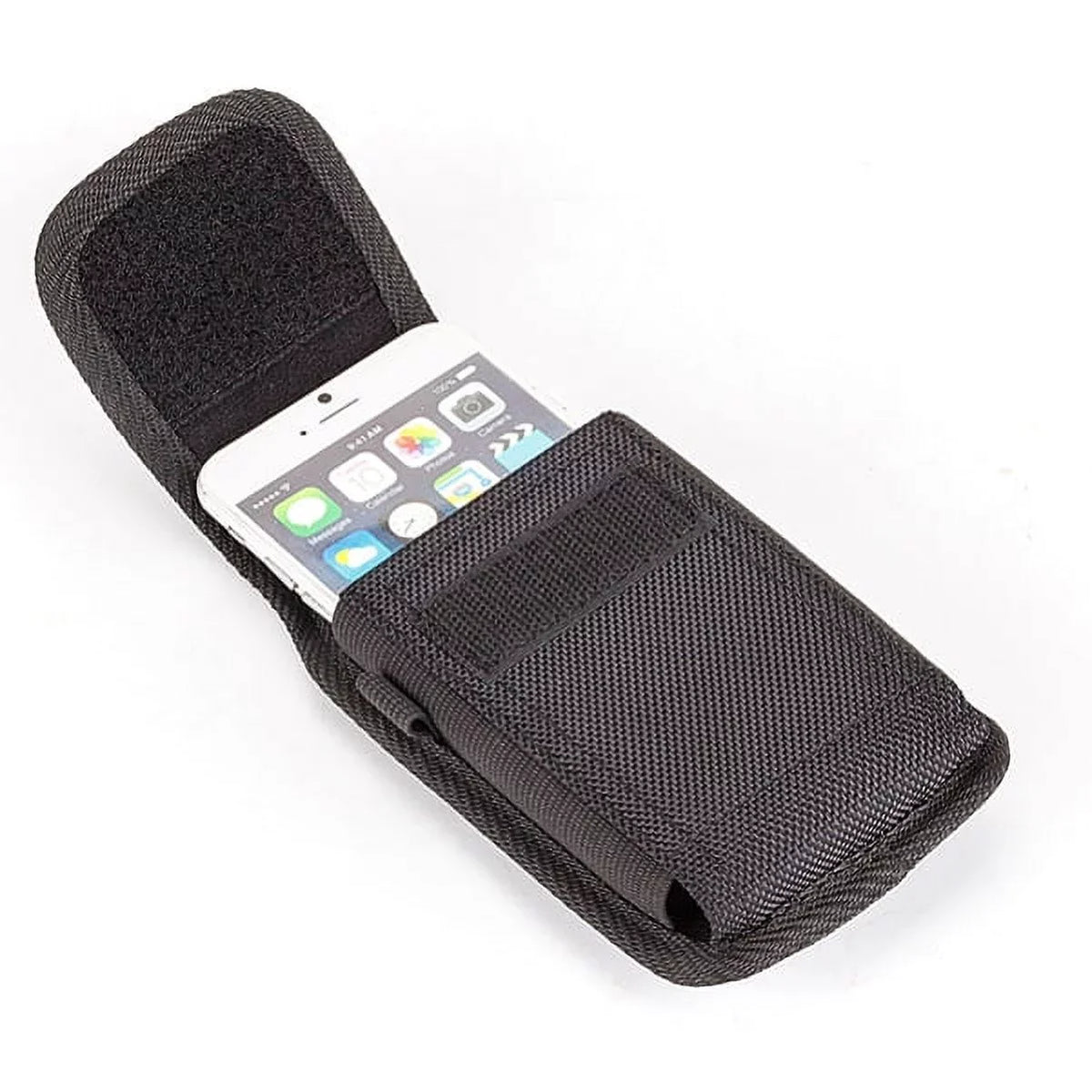 Rugged Canvas Case Holster Metal Belt Clip w Dark 6ft Long Type-C Cable Rapid Charge USB Wire Sync Y8K for Jet Motion - BLU G9, Vivo XI Plus - Coolpad Legacy - Pixel XL 3a XL
