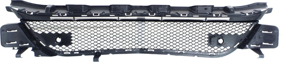 CLA250 14-16 FRONT BUMPER GRILLE, Center, Txtd, w/ Mlding Holes and Sport Ed., w/ AMG Pkg and IPAS Holes