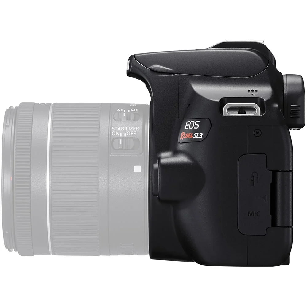 Rebel SL3 DSLR Camera (Body + Bag + Sandisk 64GB Card + Care Kit