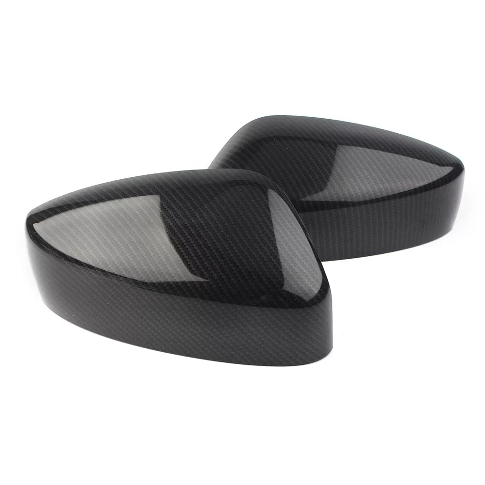 BFY Car Rearview Rear View Mirror Cover Trim For 2017 2018 2019 Mazda CX-5 ABS 2Pcs Carbon Fiber Styling