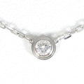 Pre-Owned Cartier D'Amour SM K18WG Necklace Diamond Total Mass approx. 3.0g Approx. 41cm Similar (Good)
