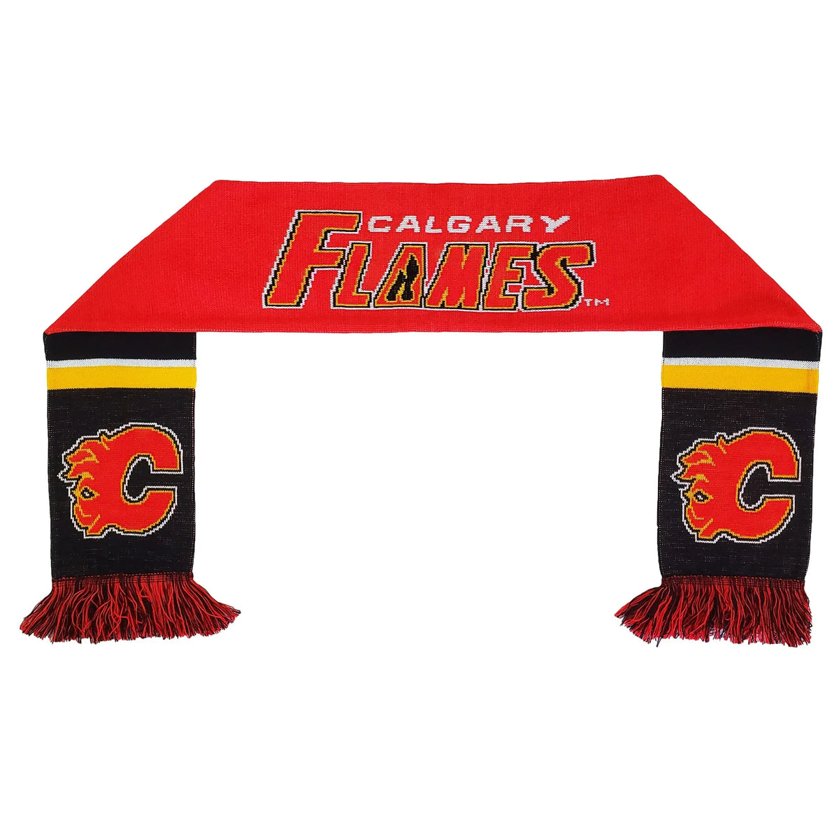 Red Caary Flames Home Jersey Scarf