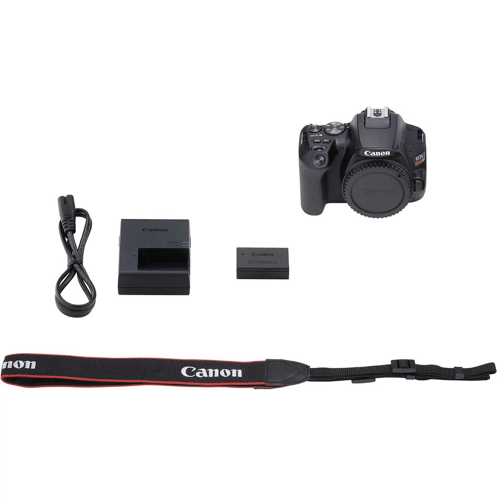 Rebel SL3 DSLR Camera (Body + Bag + Sandisk 64GB Card + Care Kit