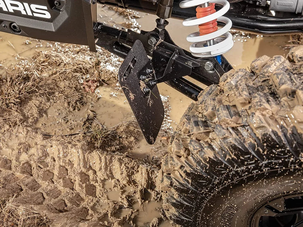 SuperATV Mud Flaps for 2018+ Polaris RZR XP Turbo S 2019+ RZR XP 4 Turbo S/XP Turbo S Velocity/XP 4 Turbo S Velocity 8 x 10 7/8 Mud Flaps Flexible and Mass USA Made!