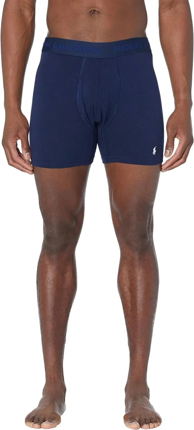 Polo Ralph Lauren Freedom FX: Friction Free Pouch Boxer Brief Cruise Navy/Andover Heather/Rugby Royal