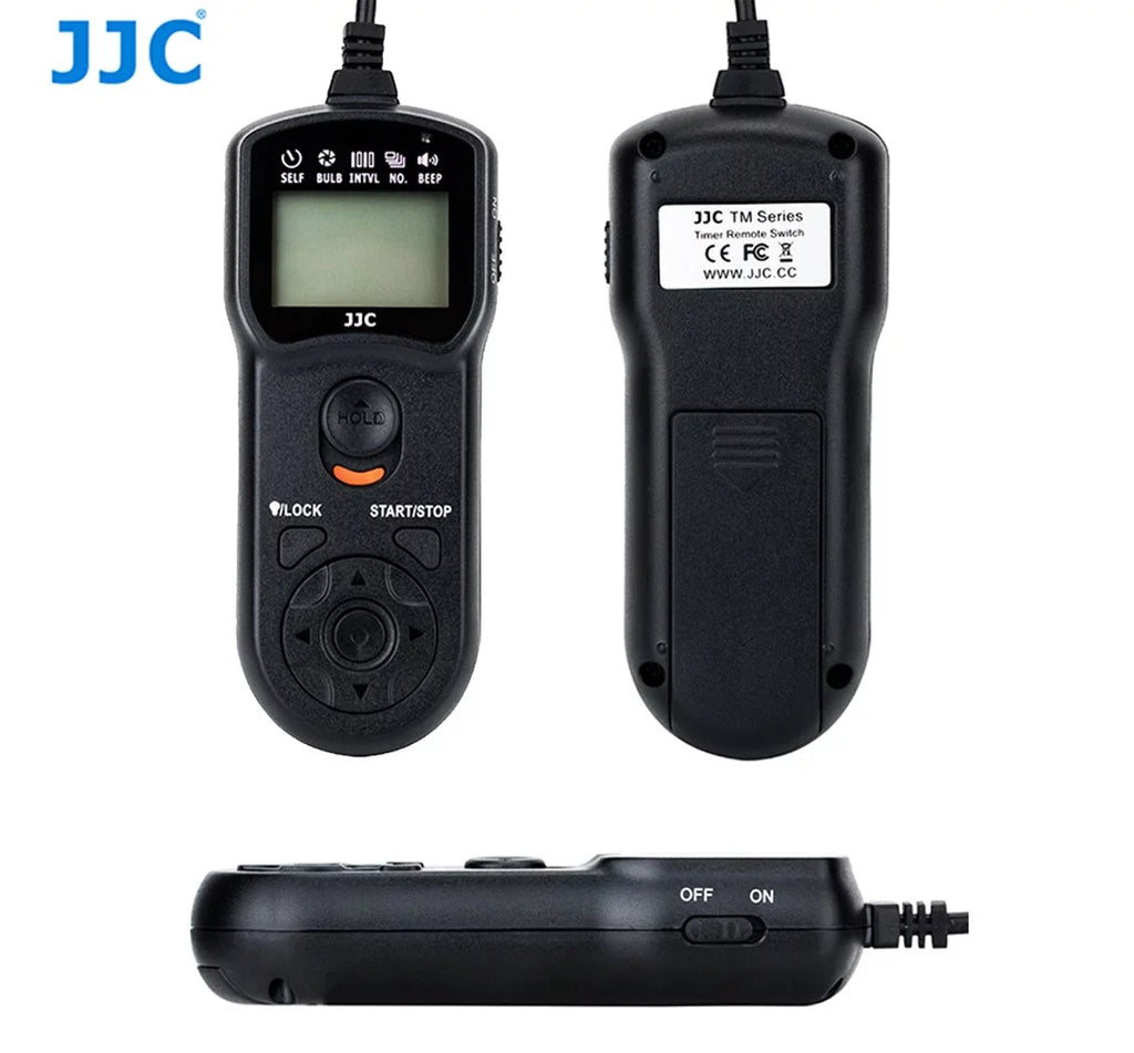 JJC TM-F2 Intervalometer LCD Timer Remote for A7 II III A7R II III IV A7S II III A7M2K A9 A9II RX1R II RX10 RX10 II III RX100II RX100III RX100M4 RX100M5 RX100M5A RX100M6 RX100M7 A3000 A3500 A5000