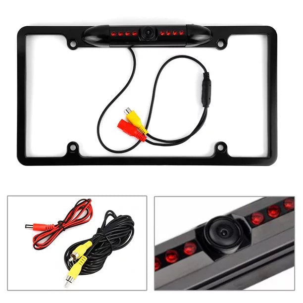 Backup Camera Rearview License Plate Waterproof for Kenwood DDX-5706S DDX5706S Jet