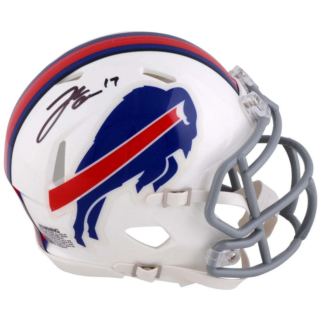 Josh Allen Buffalo Bills Autographed Rid Speed Mini Helmet