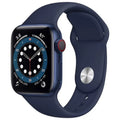 Pre-Owned Watch Series 6 44mm GPS + Cellular Unlocked - Blue Aluminum Case - Navy Sport Band (2020) - Fair