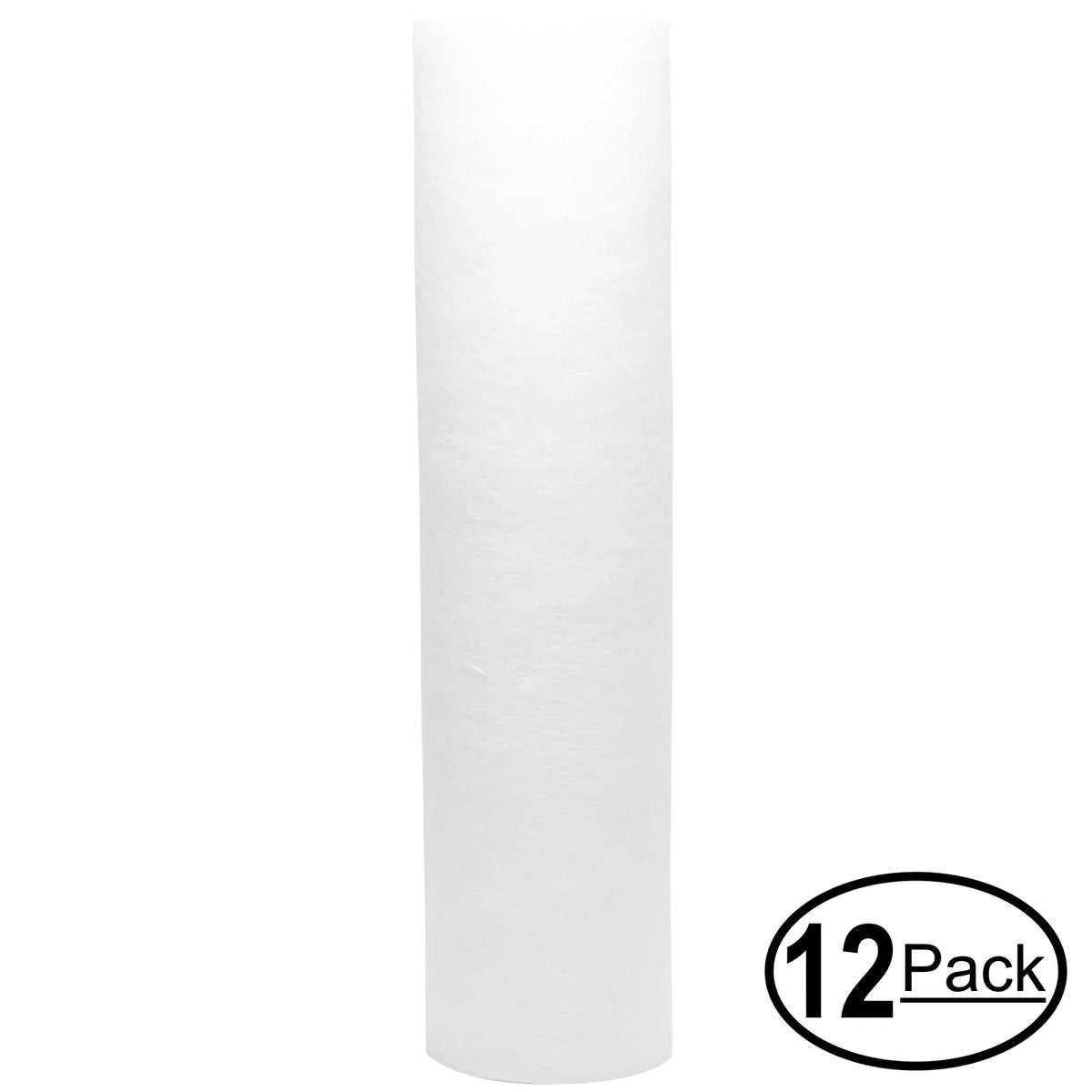 12-Pack Replacement for Paragon P1000 Polypropylene Sediment Filter - Universal 10-inch 5-Micron Cartridge for Paragon P1000 Four Stage RO System - Denali Pure Brand