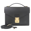 Authenticated Used Louis Vuitton LOUIS VUITTON Epi Monceau 2WAY Bag Noir M52122