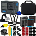 GoPro Hero12 Hero 12 Dark - All You Need Kit Includes: 2 Extra Batteries + More