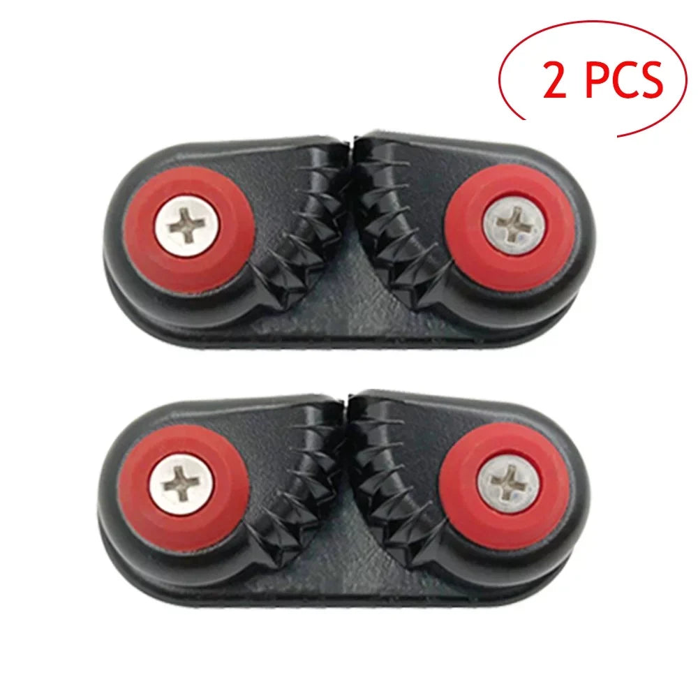 2PCS Kayak Cam Cleat Boat Canoe Sailing Boat Dinghy Aluminum Cam Cleats Fast Entry Kayak Cleats