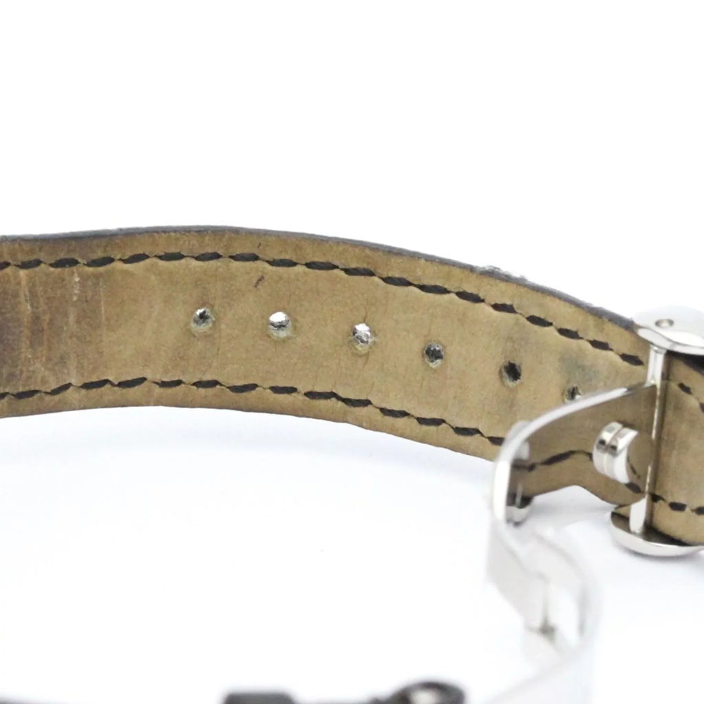 Pre-Owned Polished BVARI BVARI-BVARI Steel Quartz Ladies Watch BB26SL BF558550 (Good)
